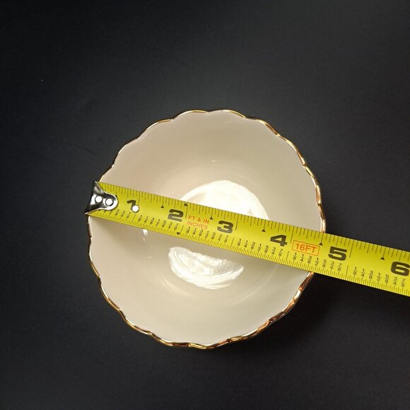 Lenox Rosebud Collection All Purpose Bowl Gold Trim Floral Decorative - Picture 2 of 10